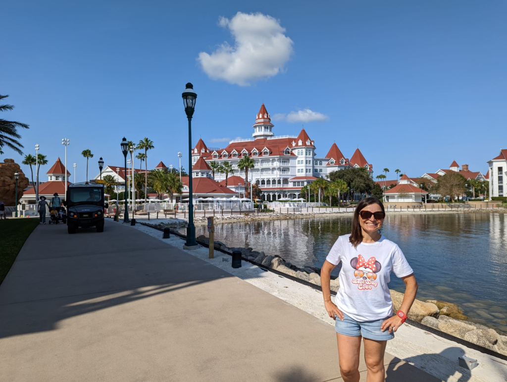 Katia, DVC points rental expert, at the Grand Floridian Resort Walt Disney World